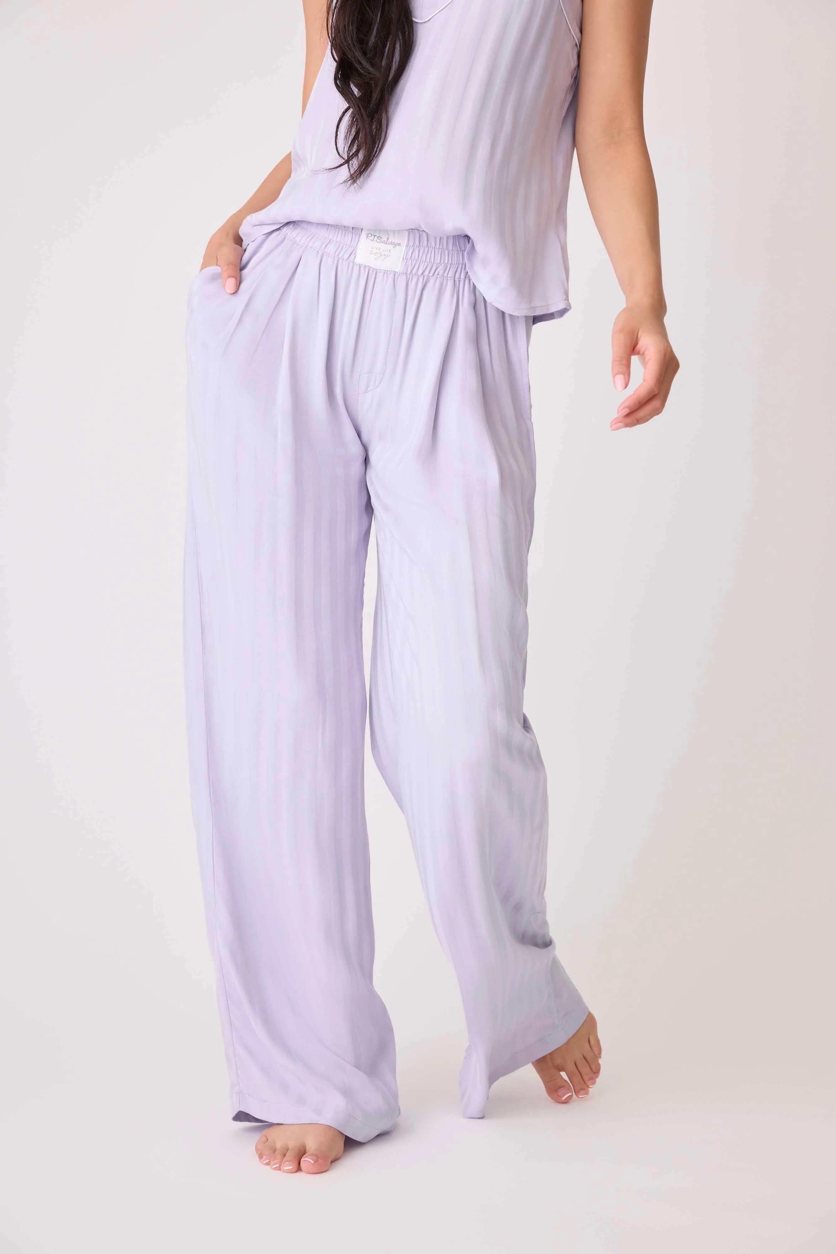 Sunday Sateen Stripe PJ Pant