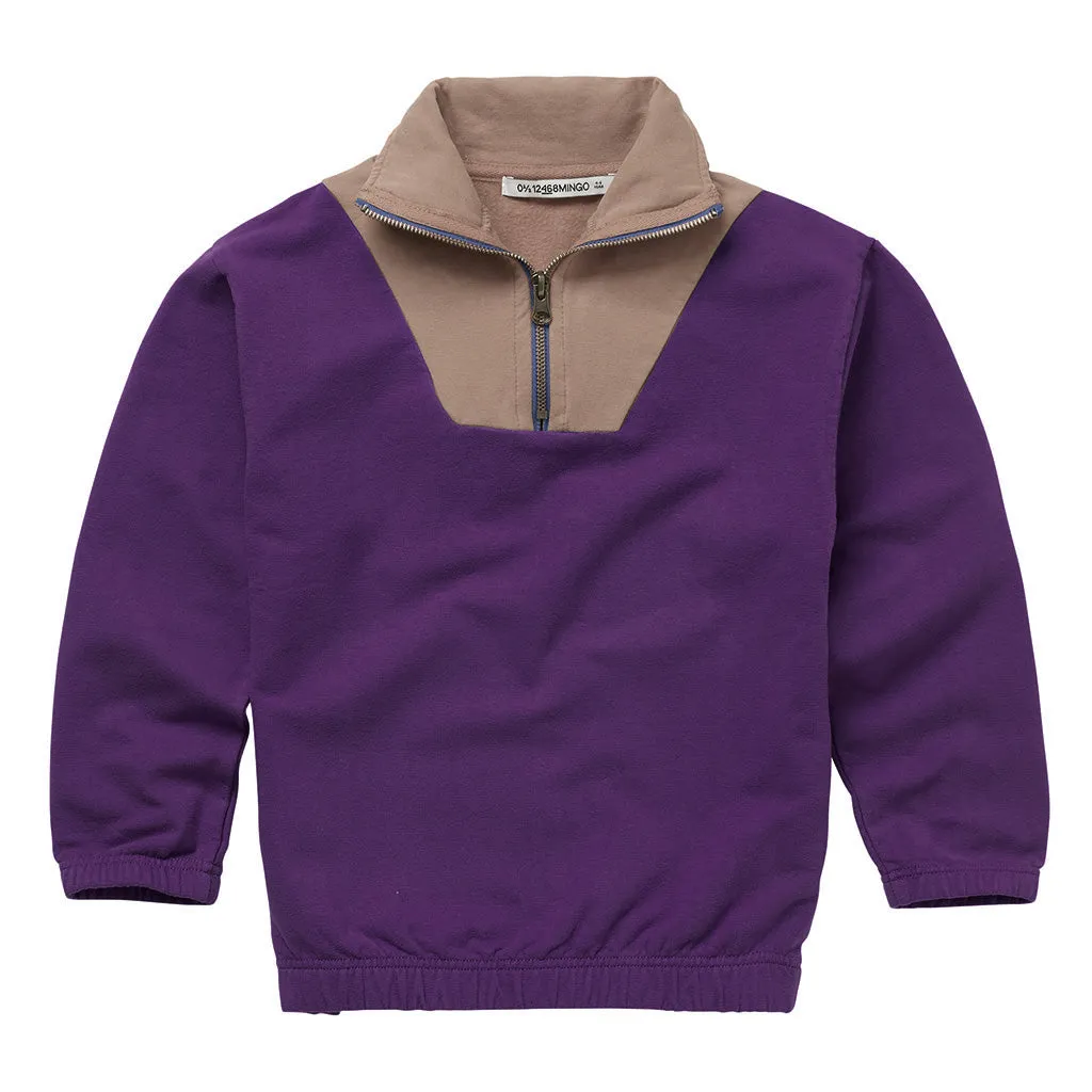 Sweater Zipper Acai Bark