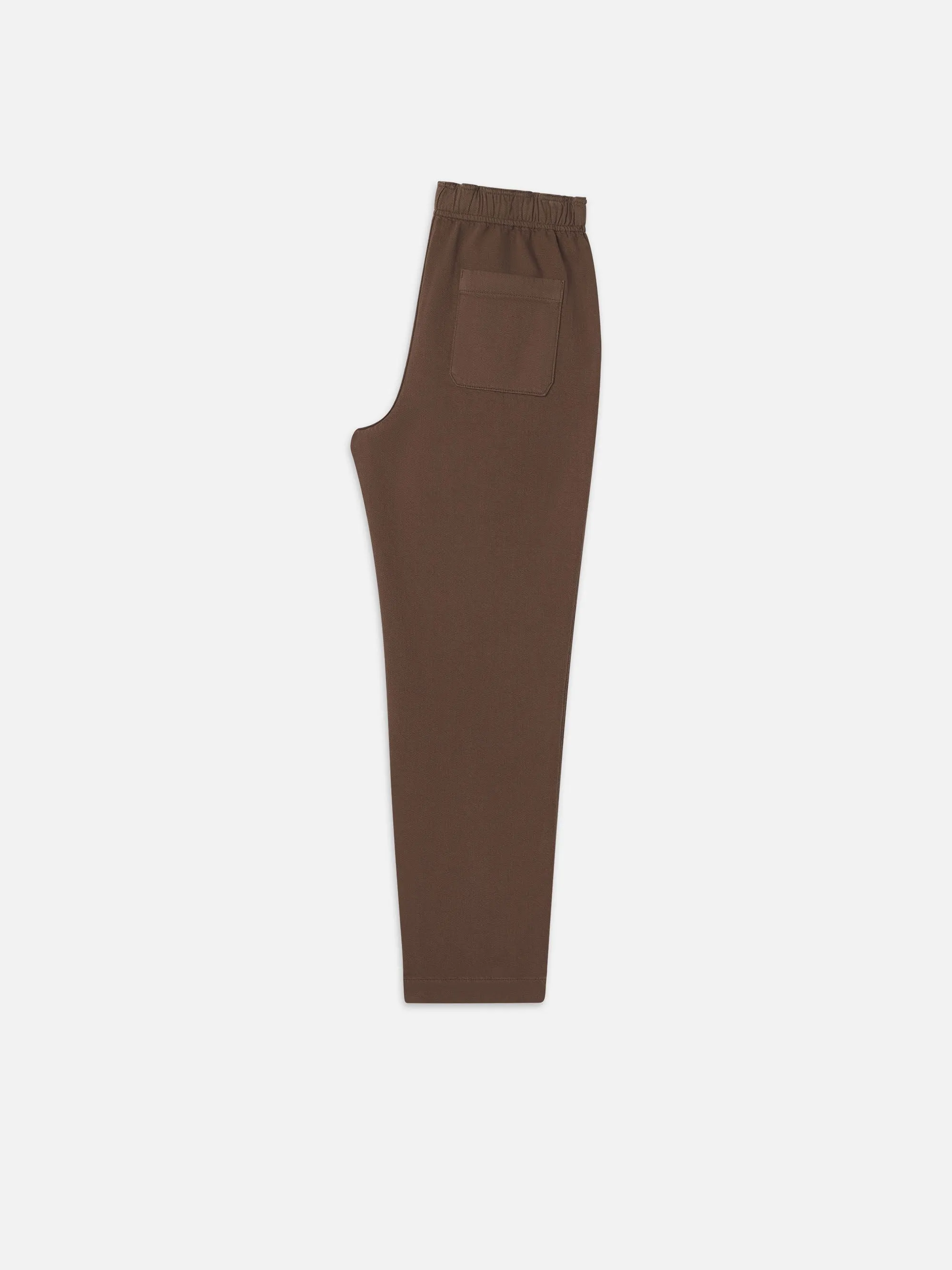 Textured Terry Travel Pant -- Taupe