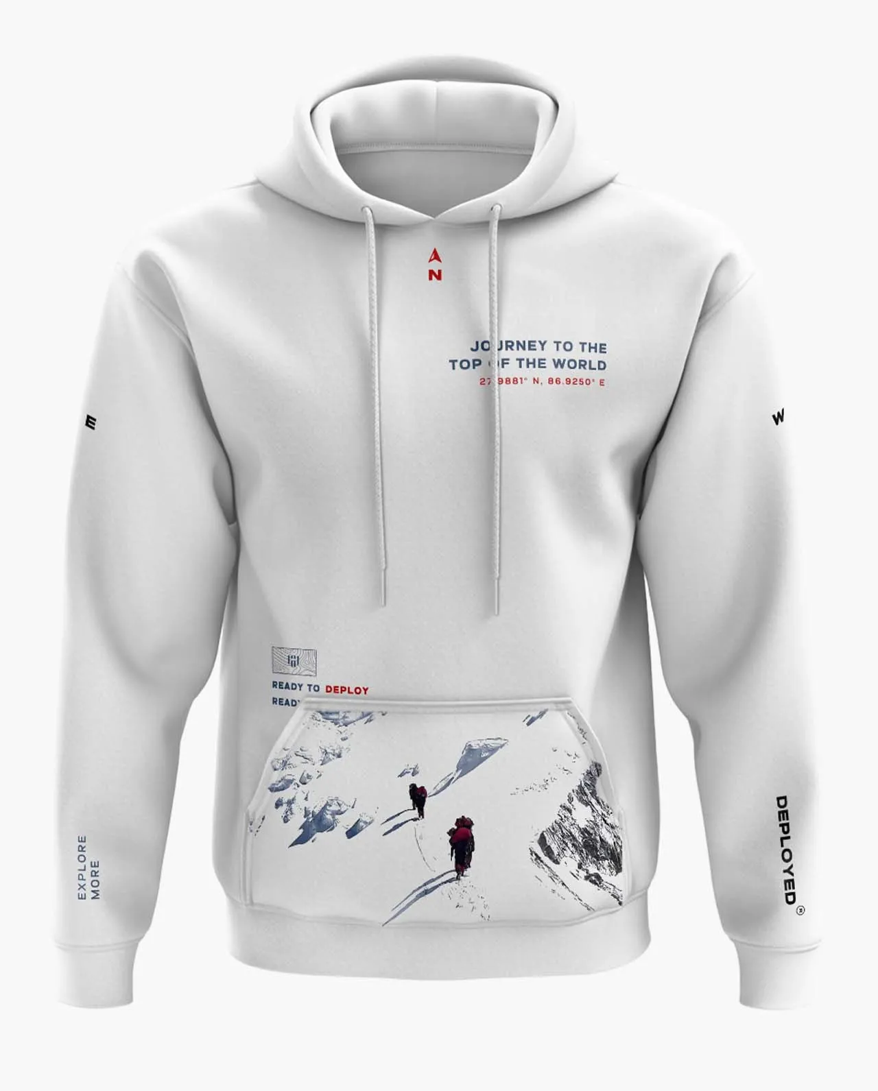 TOP OF THE WORLD Snow Soft Premium Hoodie