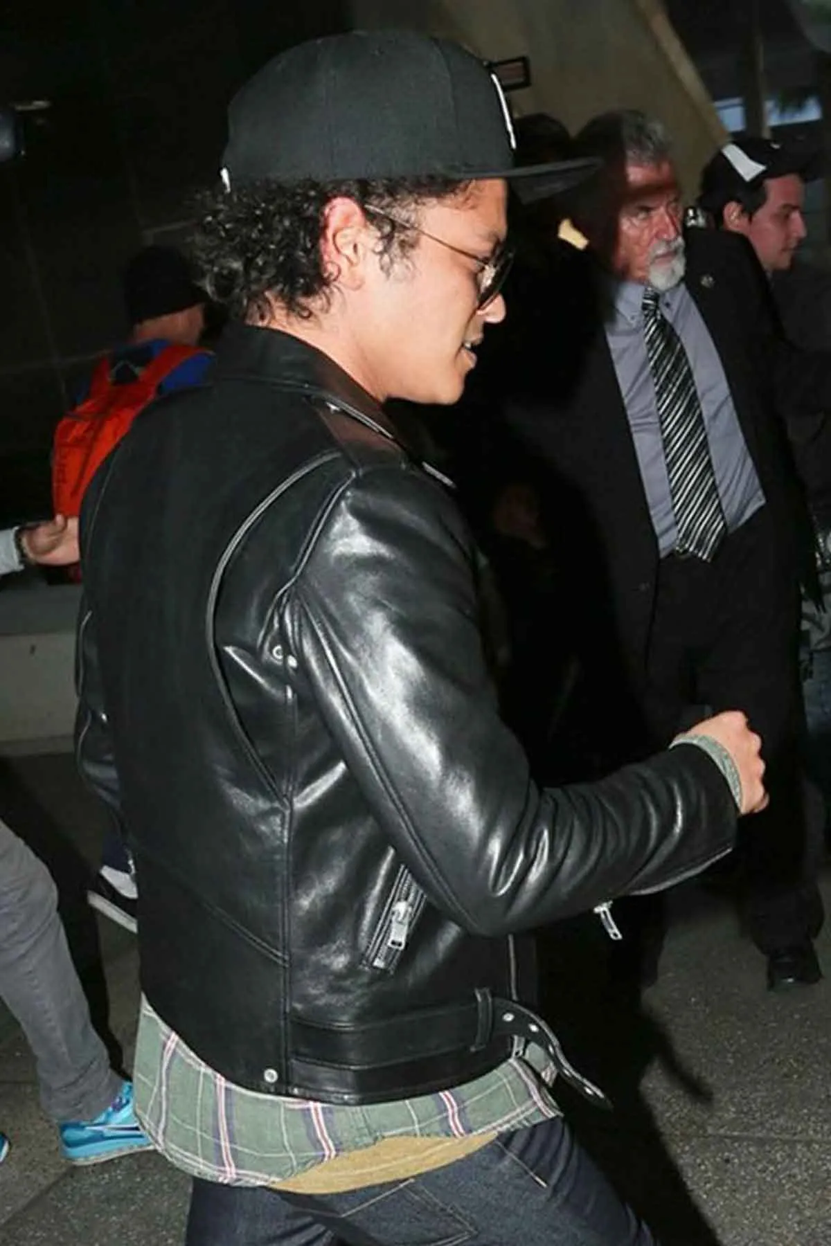 Trendy Fashionable Bruno Mars Style Leather Jacket