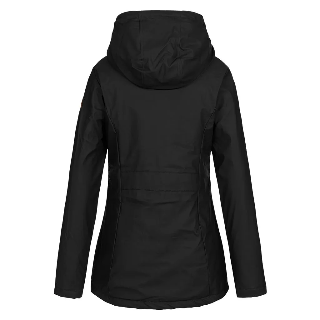 Trendy Hooded Jacket With Cap For Women's-GlamzLife