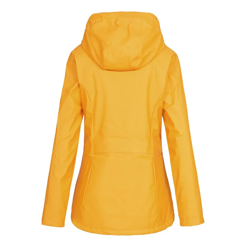 Trendy Hooded Jacket With Cap For Women's-GlamzLife