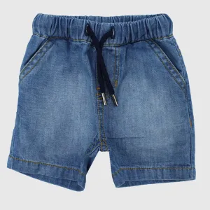 Unisex Faded Jean Shorts