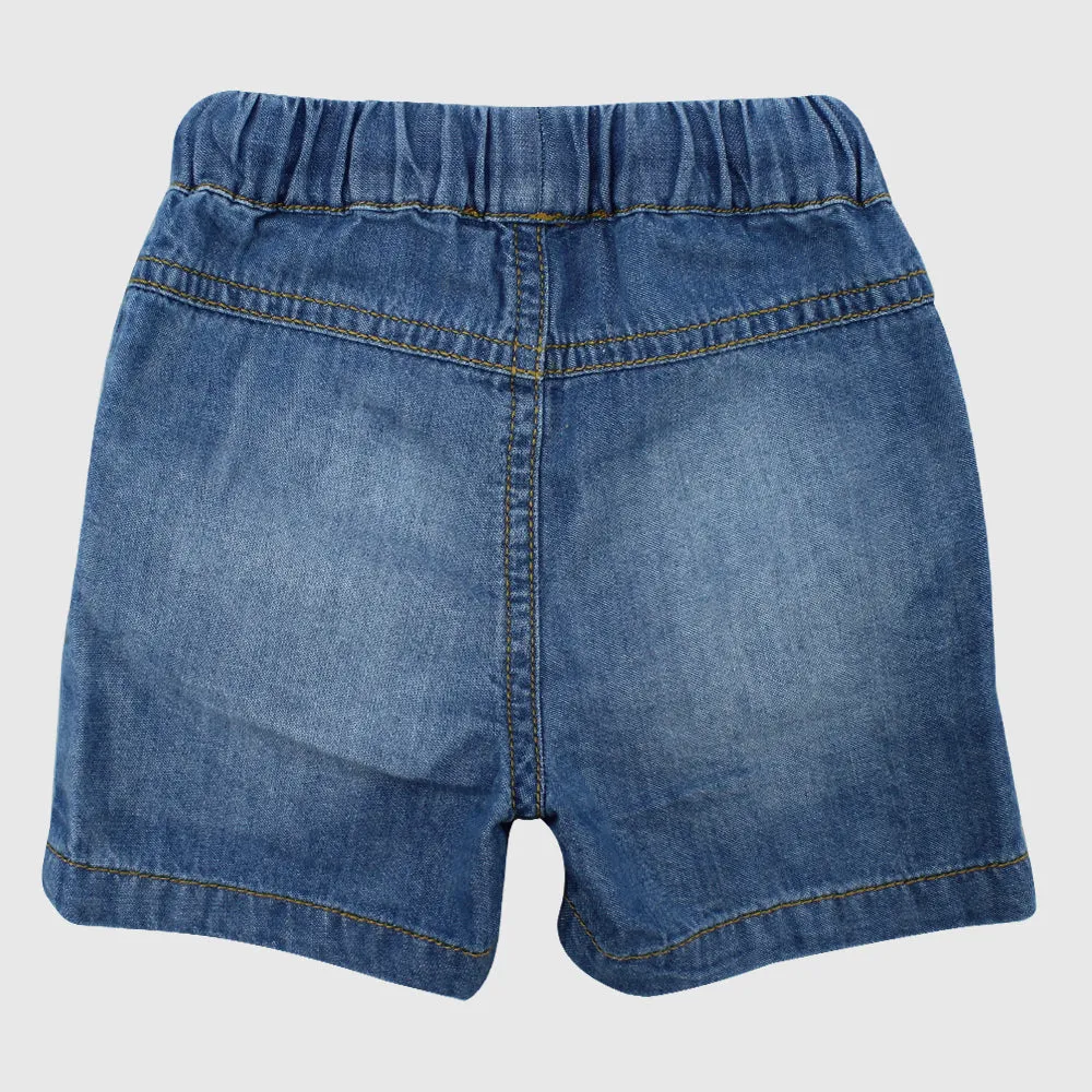 Unisex Faded Jean Shorts