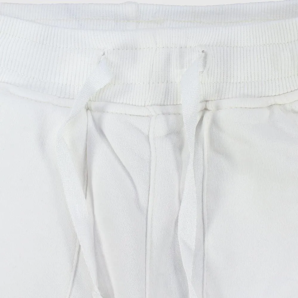 Unisex White Comfy Shorts