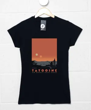 Visit Tatooine Womens Fitted T-Shirt