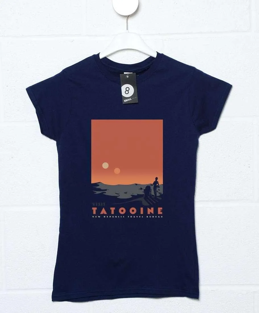 Visit Tatooine Womens Fitted T-Shirt