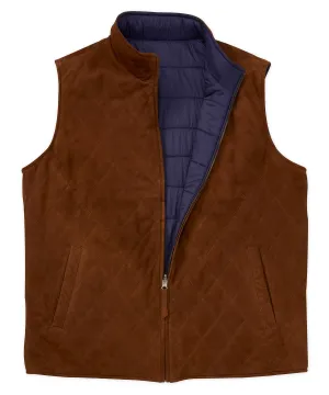 Westport Black Reversible Suede Vest