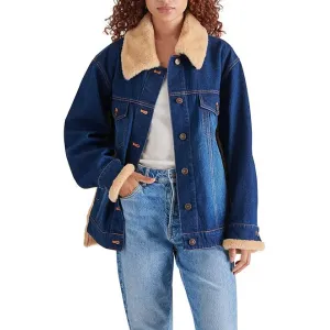 Winona Denim Faux Fur Jacket