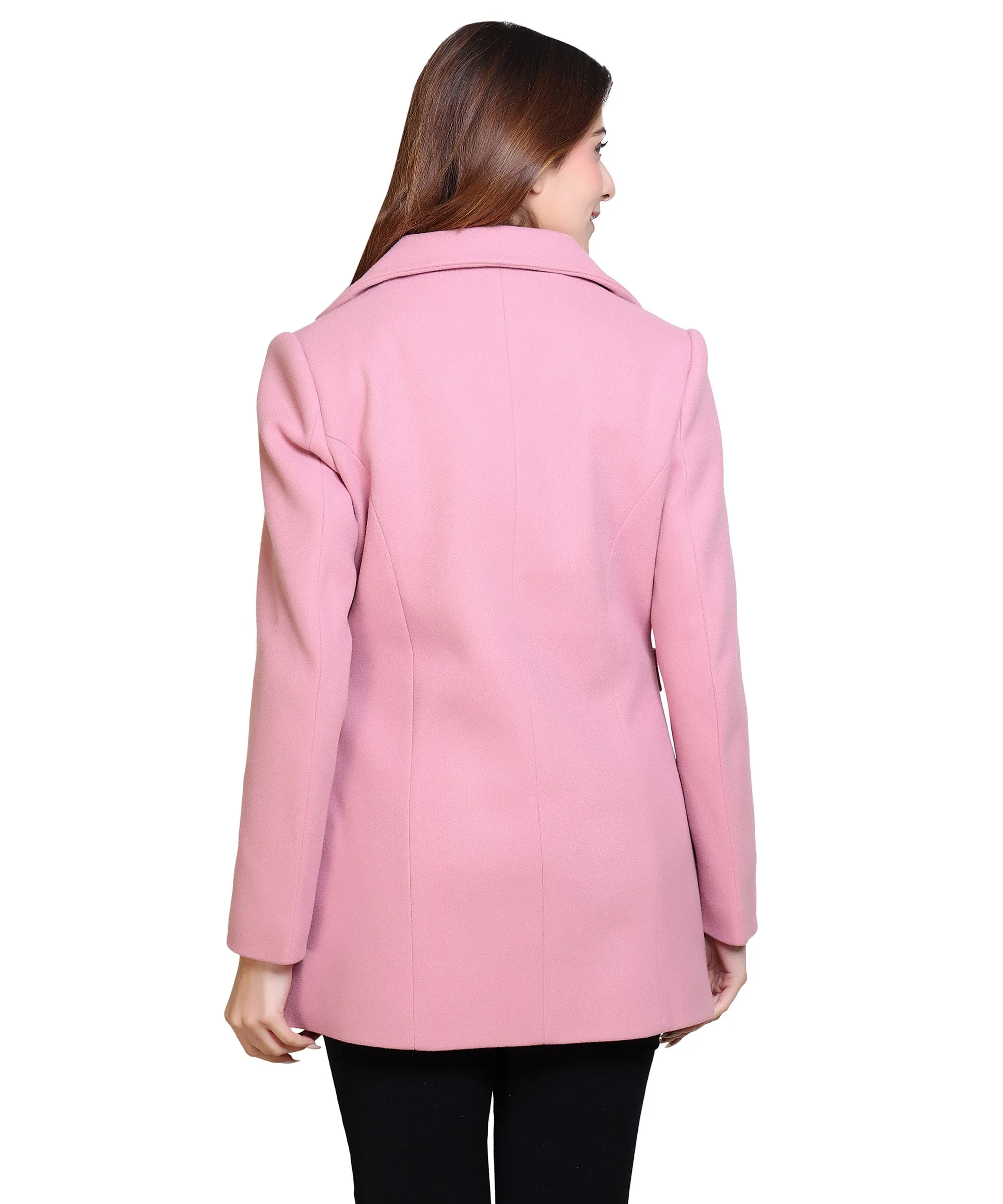 Women Winter Wear Full Sleeve Regular Fit Coat  For Casual Wear