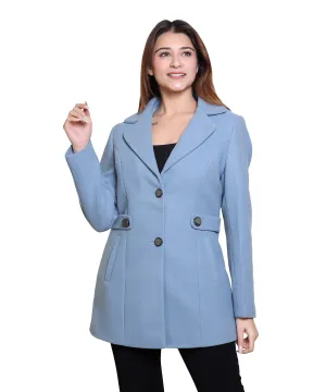 Women Winter Wear Full Sleeve Regular Fit Coat  For Casual Wear