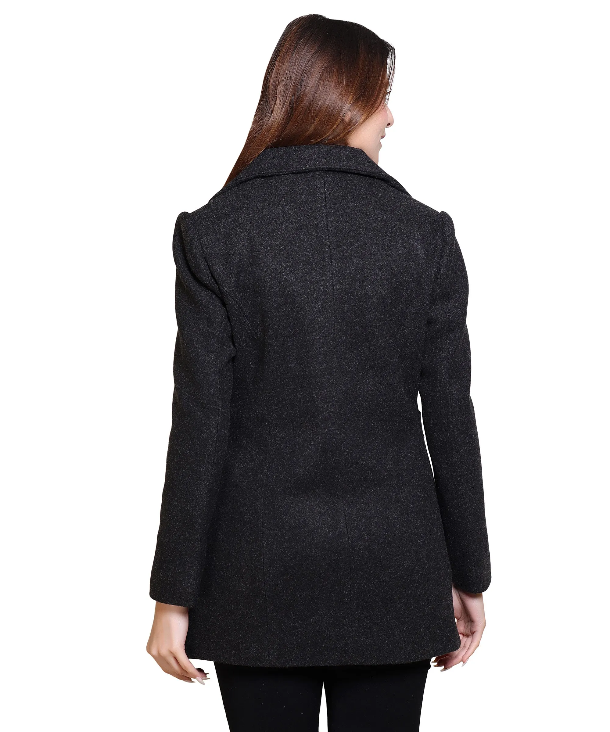 Women Winter Wear Full Sleeve Regular Fit Coat  For Casual Wear