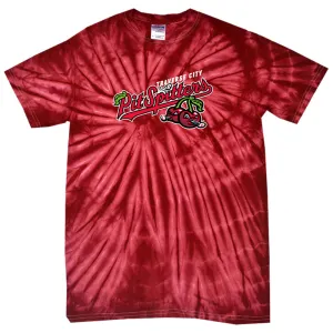 Youth Primary Tie-Dye Crimson Tee